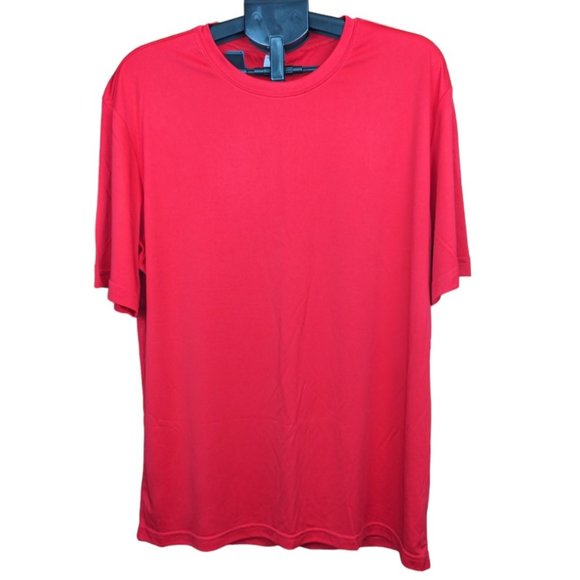 Men's XL Sport-Tek Plain Red 100 Polyester Short-Sleeved Competitor T-Shirt - Picture 1 of 7